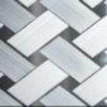 metal surface art, basketweave